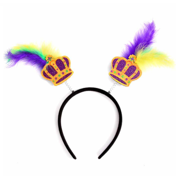 Novelty Funny Felt Willy Mardi Gras Glasses & Headband for Party