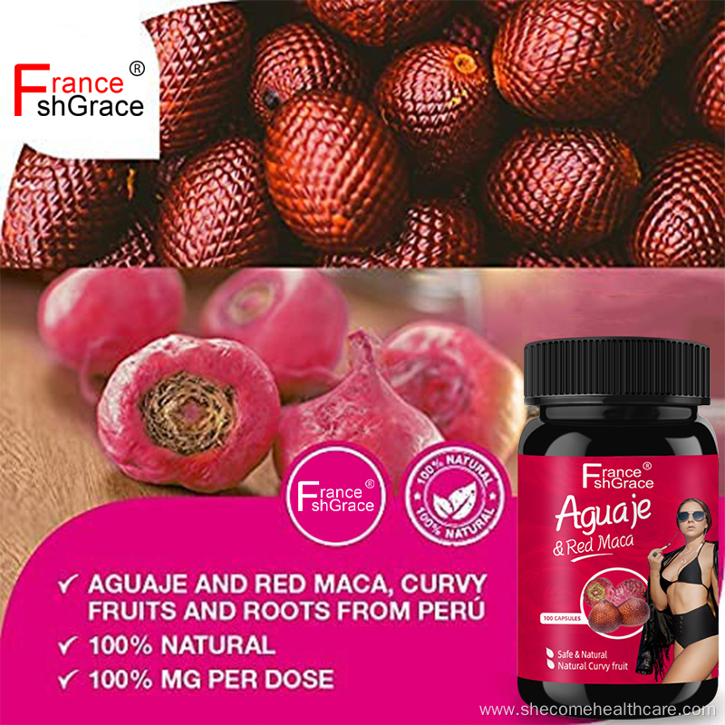 Maca Natural Supplement Butt and Breast Enhancement Capsules