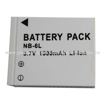 Digital Battery, Rechargeable Li-ion Battery NB-6L 3.7V 1500mAh