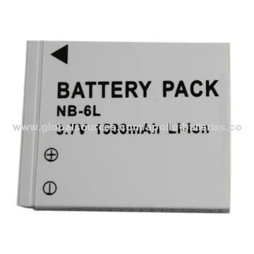 Digital Battery, Rechargeable Li-ion Battery NB-6L 3.7V 1500mAh
