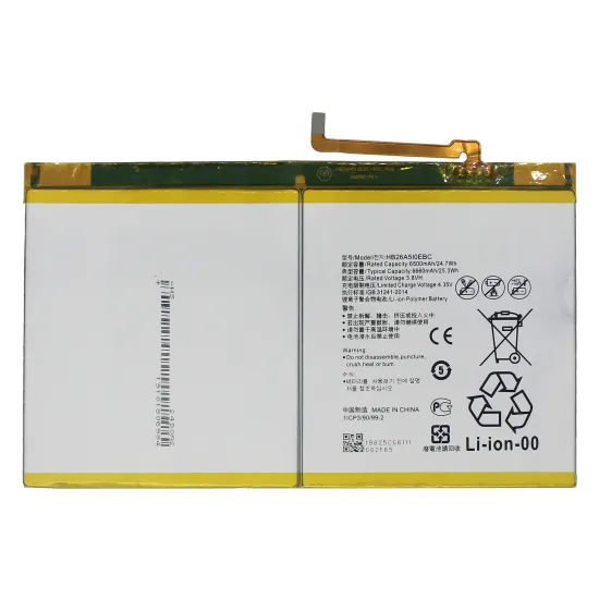 OEM Factory HB26A510EBC Flat Cell 6660mAh Battery for Huawei MediaPad M2 10.1