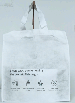 Custom Logo Biodegradable Tote Bags for Promotions