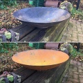 Wood Burning Fire Pit Table Antique Bowl Metal Corten Steel Fire Pit Manufactory