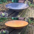 Antique Bowl Metal Corten Steel Fire Pit