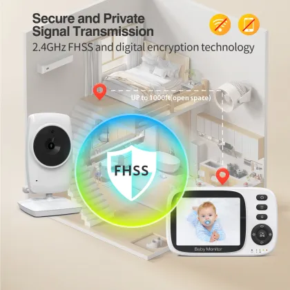 MC632A WiFi Baby Monitor: Audio & Video with Night Vision