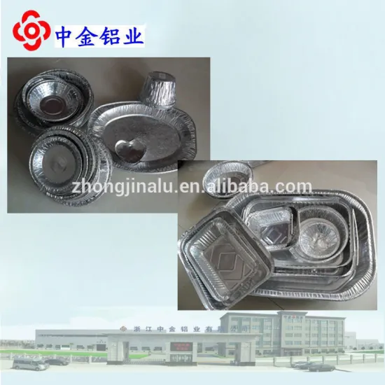 8011/ 3003Alloy 0.015-0.2mm Aluminum Foil Container / container foil