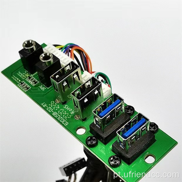 Painel de caixa de computador PCB Adaptador de placa -mãe Transferência de dados