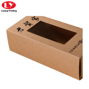 Small Kraft Brown Sliding Drawer Paper Boxes