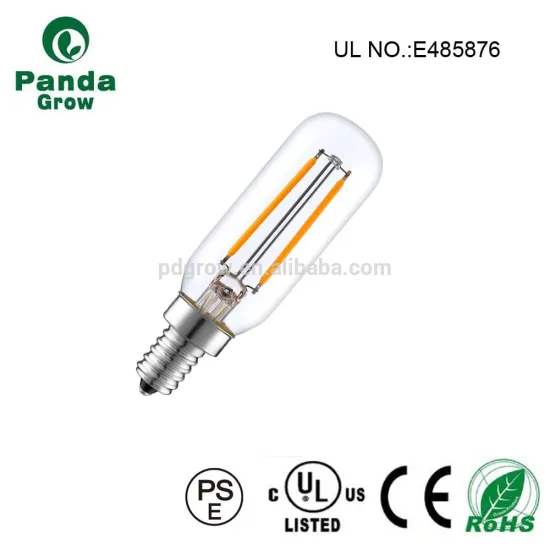 LED tiny bulb clear glass cover dimmable e14 e12 t25 led filament tube