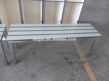 aogao compact hpl patio bench for outdoor