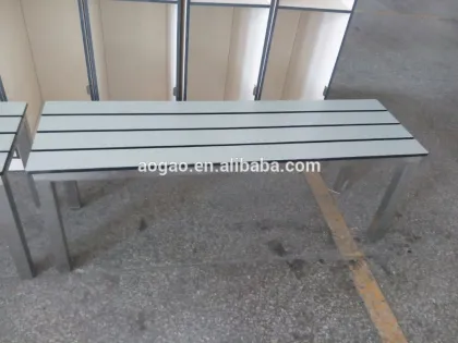 AOGAO solid phenolic board wood outdoor bench