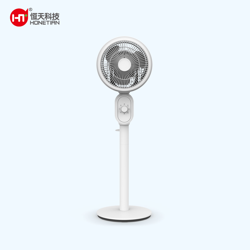 HONETIAN spiral grill 3 speeds auto oscillation 8 inches AC circulator custom colors indoor plastics stand fan