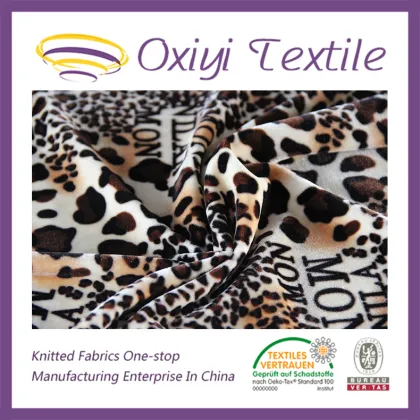 micro velvet fabric polyester material stretch velvet fabric korean printing velvet