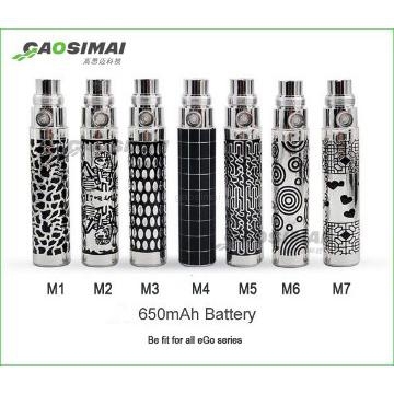 hot selling carved ego battery ego k battery