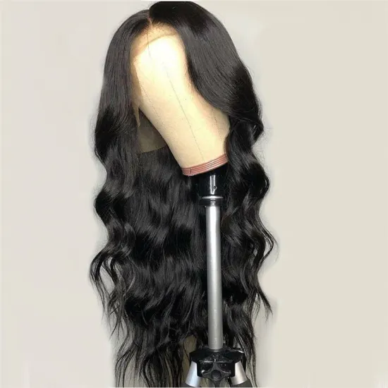 150 180 Density Raw Unprocessed Cuticle Aligned Lace Wig For Women Cambodian Virgin 100% Human Hair body wave Lace Front Wig