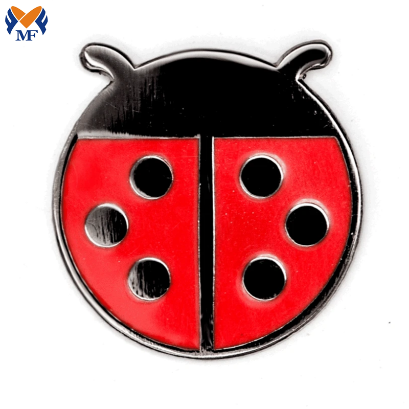 Metal Ladybug Pin