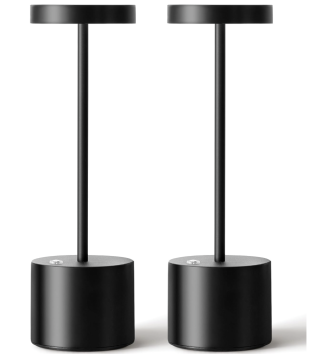Cordless Metal Desk Lamp: Portable LED with Touch Sensor, RGB Color Control & USB Power
