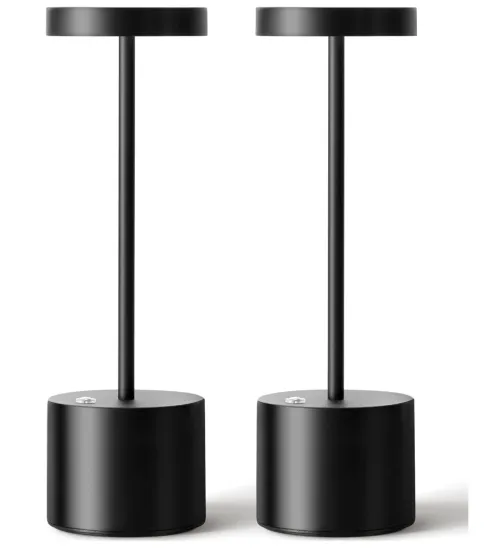 Cordless Metal Desk Lamp: Portable LED with Touch Sensor, RGB Color Control & USB Power