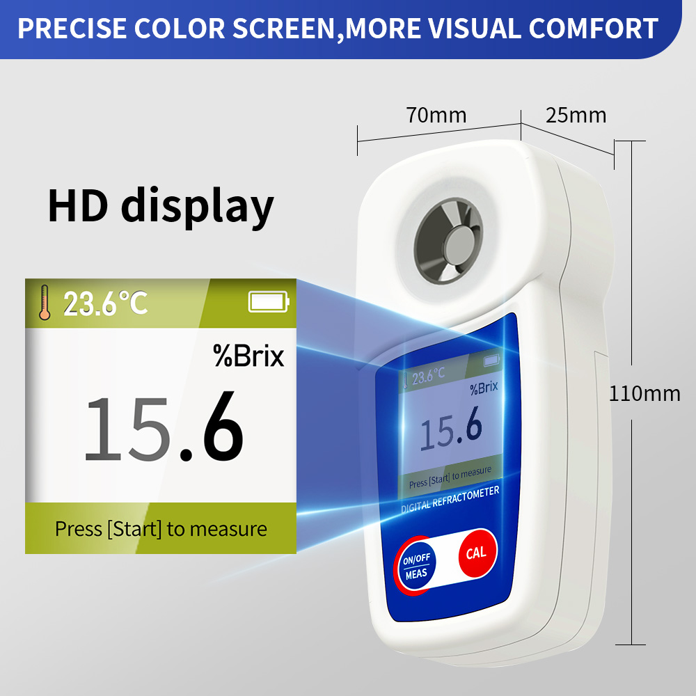 Digital Saccharometer And Brix Meter For Measuring Sugar Content, High ...