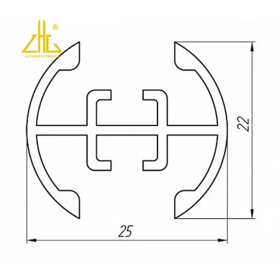 Customized Anodized Aluminum Boat Masts Profiles 6063/6061/7075 by Zhonglian Supply