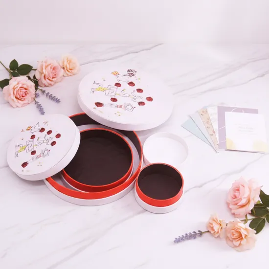 Custom Paper Tube Chocolate Gift Box for Christmas