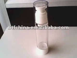 50ml airless plastic bottle