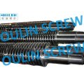 Liansu 65 Twin Conical Screw and Barrel for PVC Extrusion