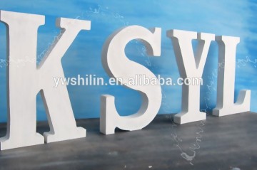 hot sales white wooden letters