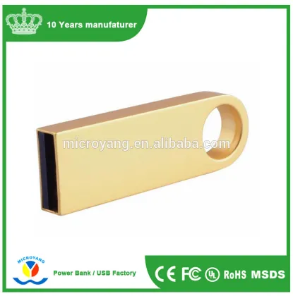 Free sample luxury stainless steel metal mini usb flash disk for Kingston