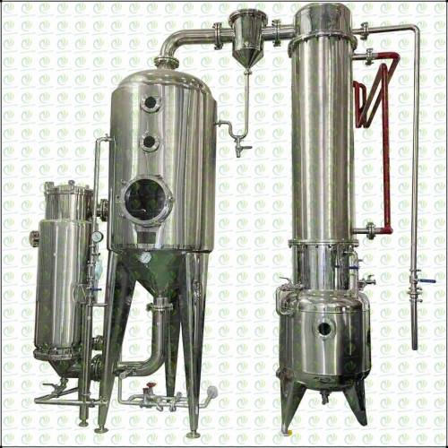 Double effect evaporation equipment