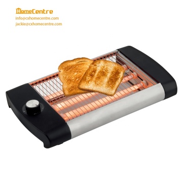 Ηλεκτρική τοστιέρα Quartz 4-slice με χρονοδιακόπτη 5 λεπτών και πλέγμα από ανοξείδωτο χάλυβα