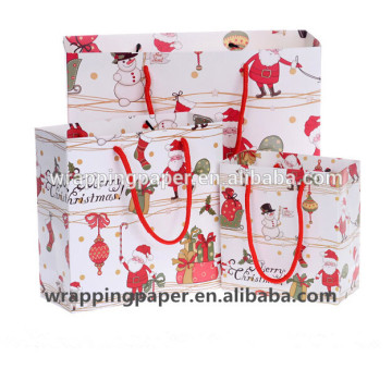 Yiwu Factory Christmas foldable shopping bag Shop Bag