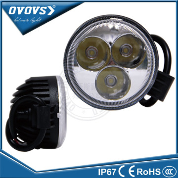 Ovovs hot selling new arrival small round 3" 12v 9w led offroad work light for car