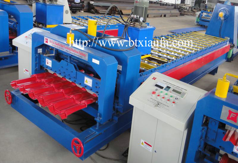 Roof Tile Sheet Rolling Forming Machine (2)