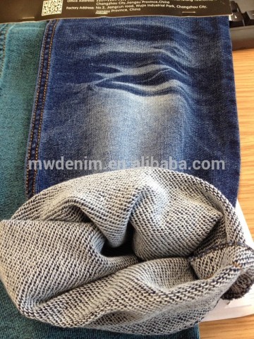 knit washable denim jeans fabric textile