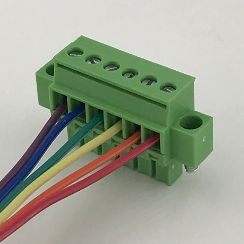 Bloco terminal reto e reto de 3,81 mm com parafusos com parafusos