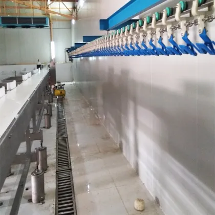 Poultry abattoir slaughtering equipment