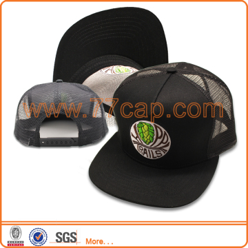 Wholesale Pro Style Summer Trucker Hats Flat Brim Mesh Cap Supplier