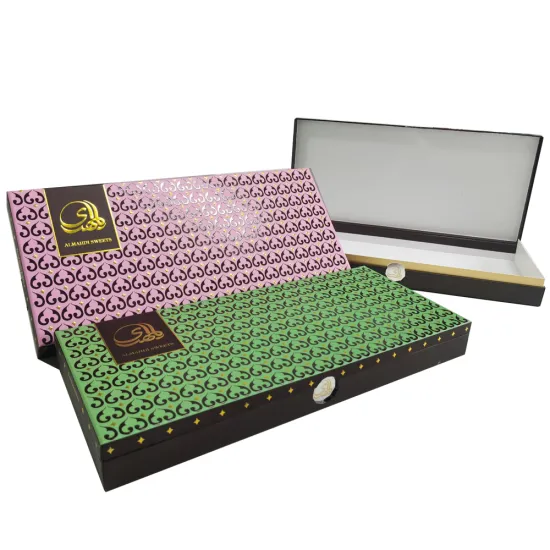 luxury paper Chocolate tea gift packaging box