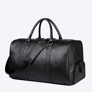 High Quality Leather Mens Duffel Gym Sports Travel Weekend Duffle Bag Men