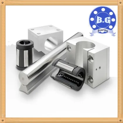 Super Finished Raceways Linear Motion Bearing , Iko Lm40uu Linear Bearings