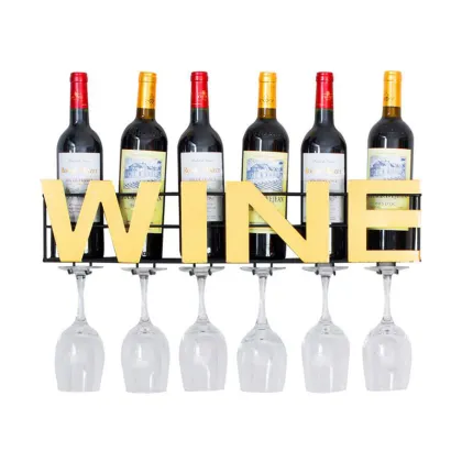 Wine Glasses Holder Storage Wall Mount Wine Rack