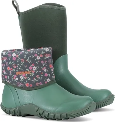 Durable Mid-Calf Rain Boots
