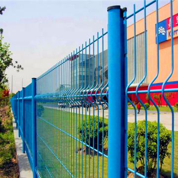 Welded Triangle Curved Garden Fence 3D Fence
