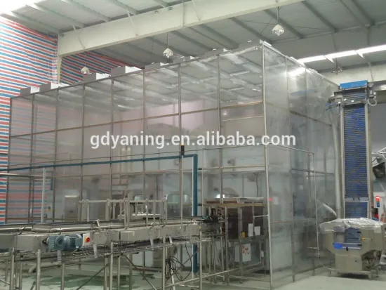 High tightness clean booth with steel glass wall or FRP Biobase Easy Installation Easy Moved Cleanroom Cleanroom Down Flow Boot