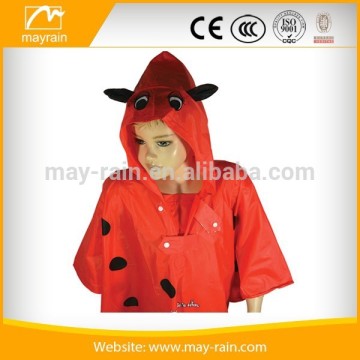 animal design pvc poncho