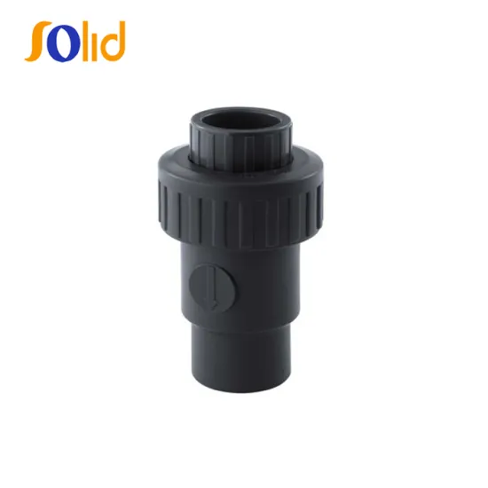 PVC pipe non return swing check valve price