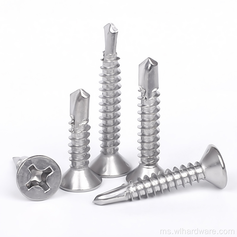 410 Kaunter Kaunter Stainless Head Skru Pengendalian Sendiri