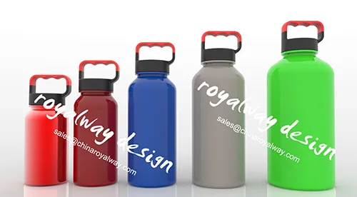 Colorful best selling stainless steel water bottle for drinking with plastic lid