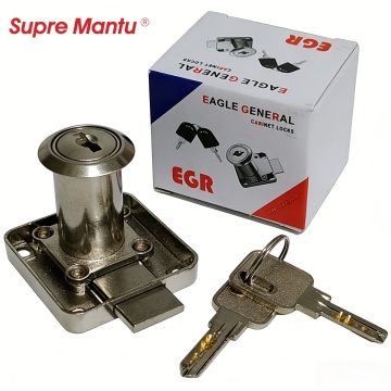 Cerradura de cajón de aleación de zinc de alta resistencia 138 con llave